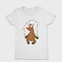 Christmas Reindeer Jumping Rope Lights, Tricou Femei