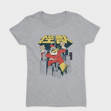 Christmas Santa Monster Destroying City Attack, Tricou Femei