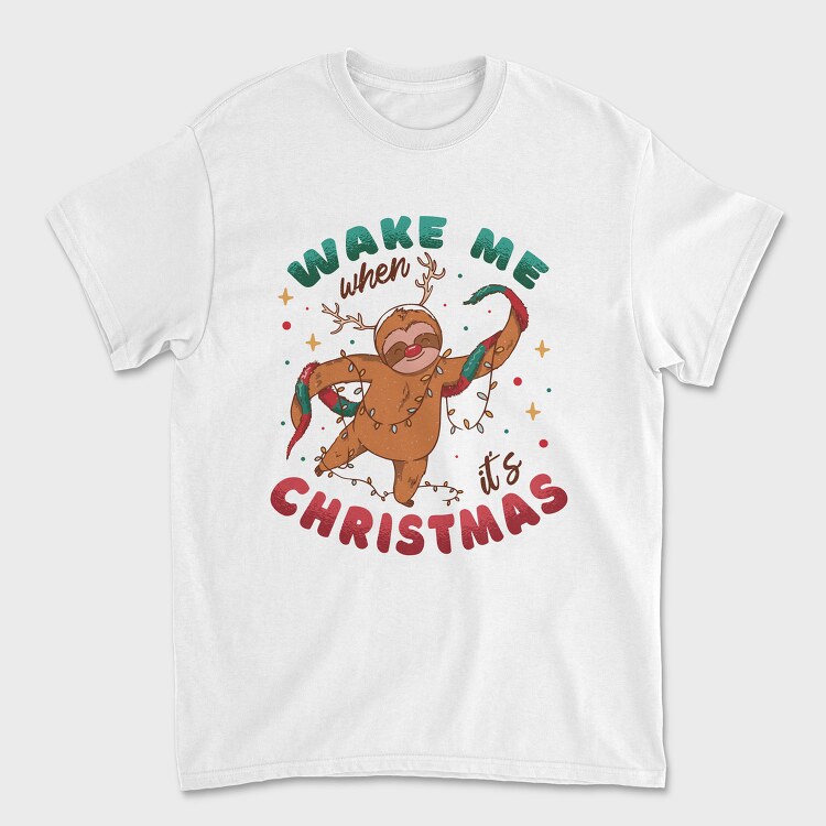 Christmas Sloth, Tricou Barbati (Unisex)