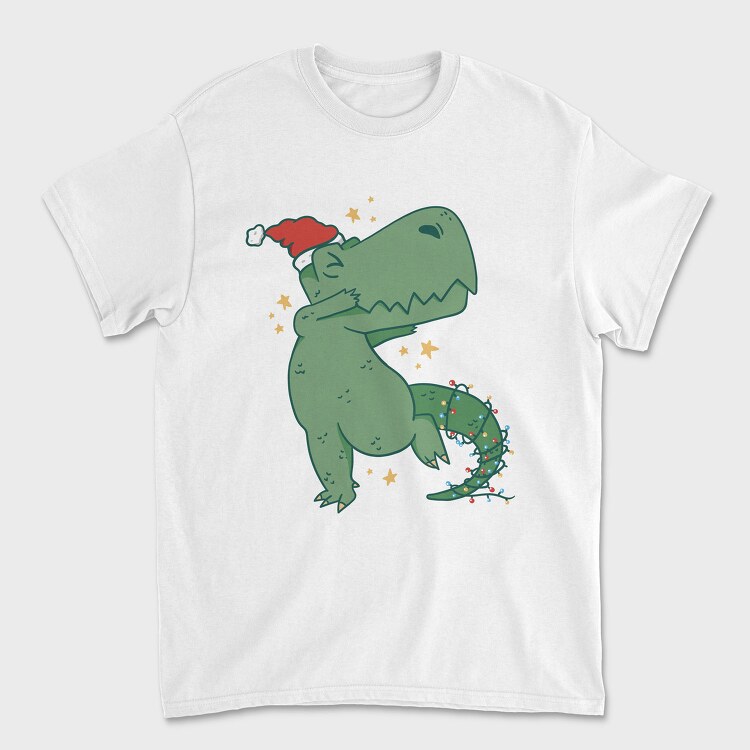 Christmas T Rex Fun Dab, Tricou Barbati (Unisex)