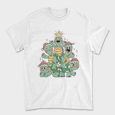 Christmas Turtles Tree X Mas, Tricou Barbati (Unisex)