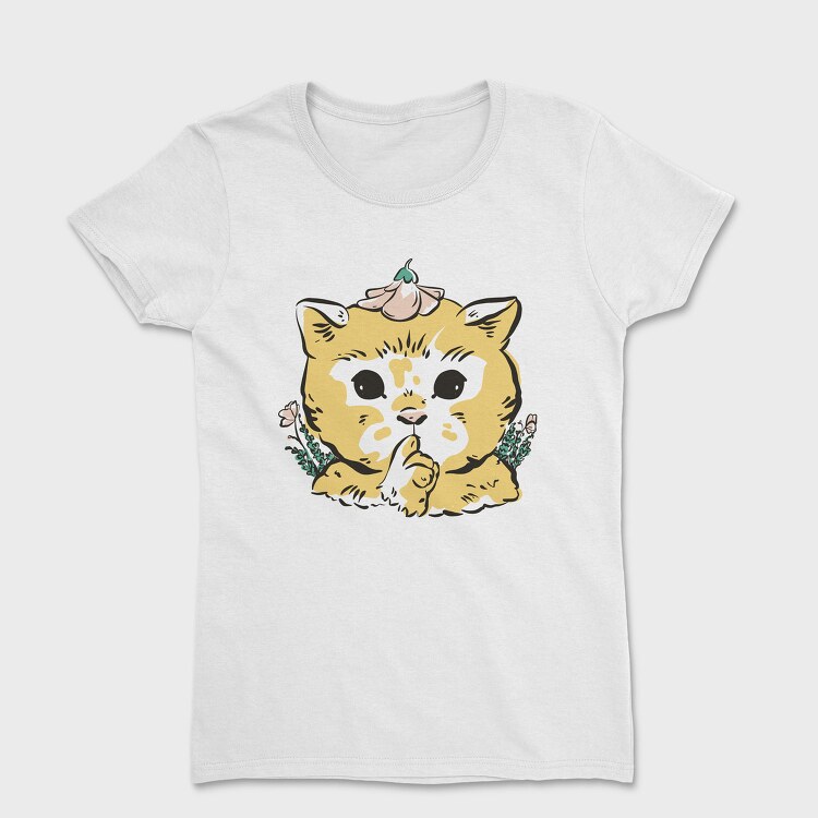 Cottagecore Cat, Tricou Femei