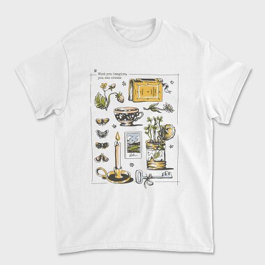 Cottagecore Lifestyle Elements Collection, Tricou Barbati (Unisex)