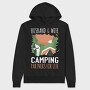 Couple Camping, Hanorac Oversize Barbati (Unisex)