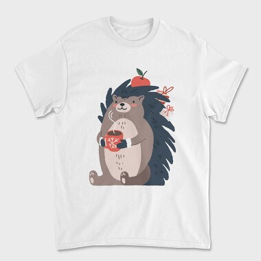 Cozy Hedgehog Cocoa, Tricou Barbati (Unisex)
