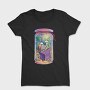 Cozy Skeleton Reading Books Jar Chill, Tricou Femei