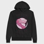 Crazy Flamingo Quote, Hanorac Oversize Barbati (Unisex)