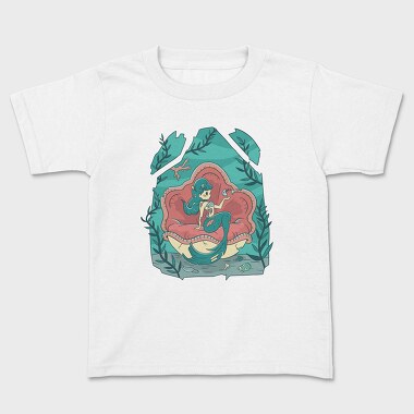 Creepy Halloween Mermaid Cute, Tricou Copii