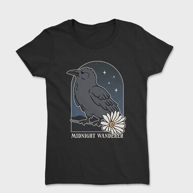 Crow Bird Cute, Tricou Femei