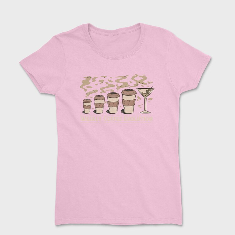 Coffee Drink Evolution Weekly, Tricou Femei