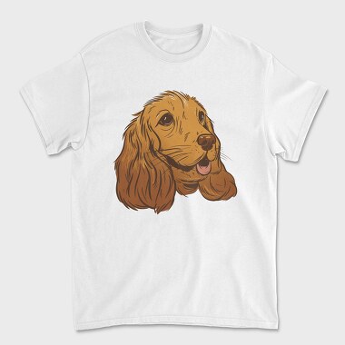 Coker Spaniel Dog, Tricou Barbati (Unisex)