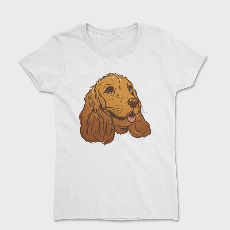 Coker Spaniel Dog, Tricou Femei