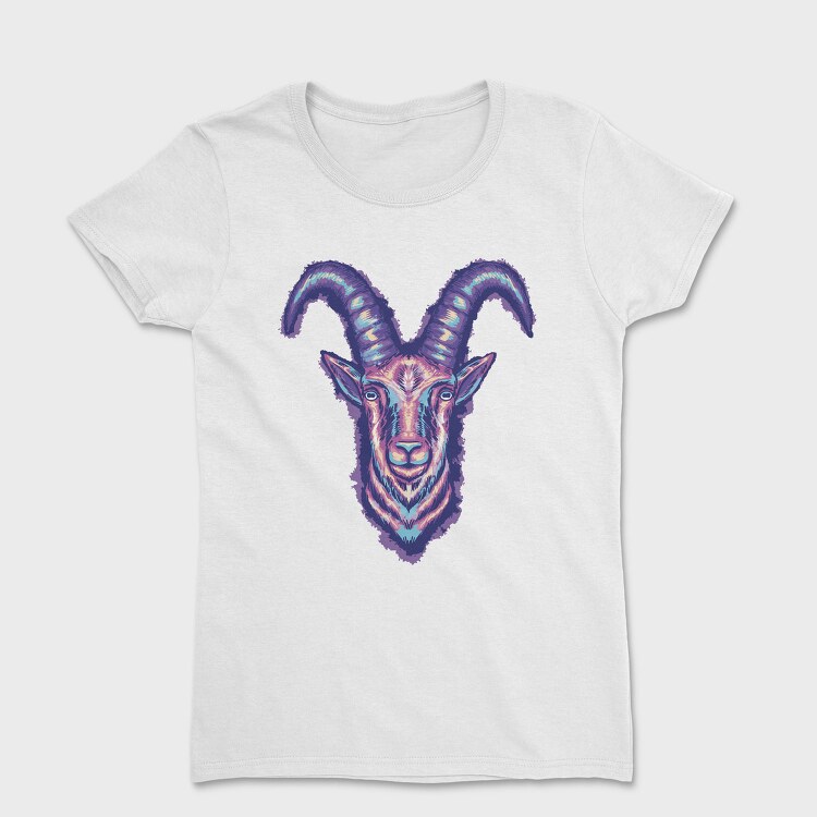 Colorful Goat Head, Tricou Femei