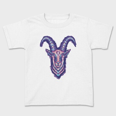 Colorful Goat Head, Tricou Copii