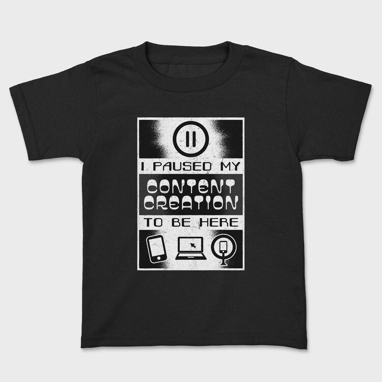 Content Creation Quote, Tricou Copii