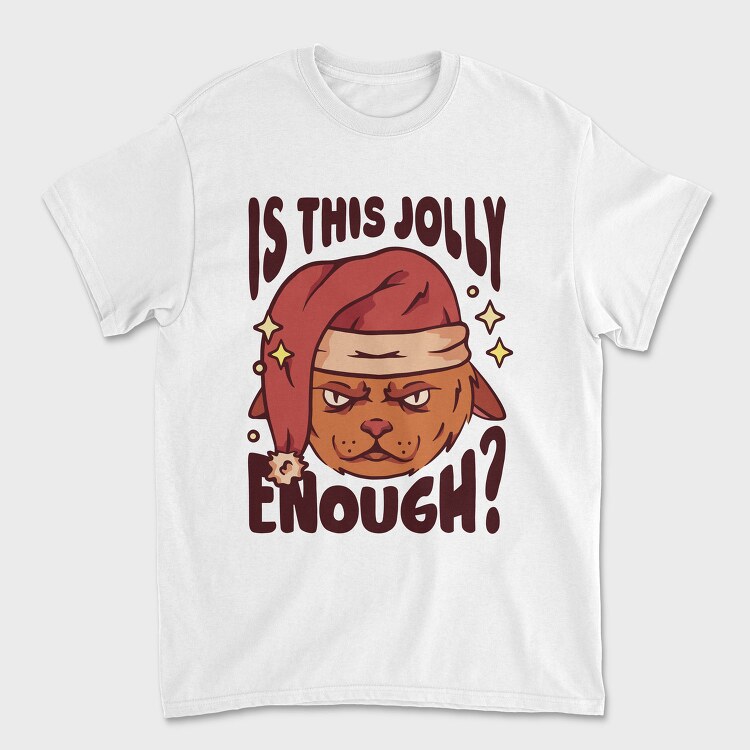 Cool Anti Christmas Cat, Tricou Barbati (Unisex)