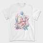 Cute Fantasy Fairy With Flowers Fairycore, Tricou Barbati (Unisex)