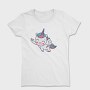Cute Flying Unicorn, Tricou Femei