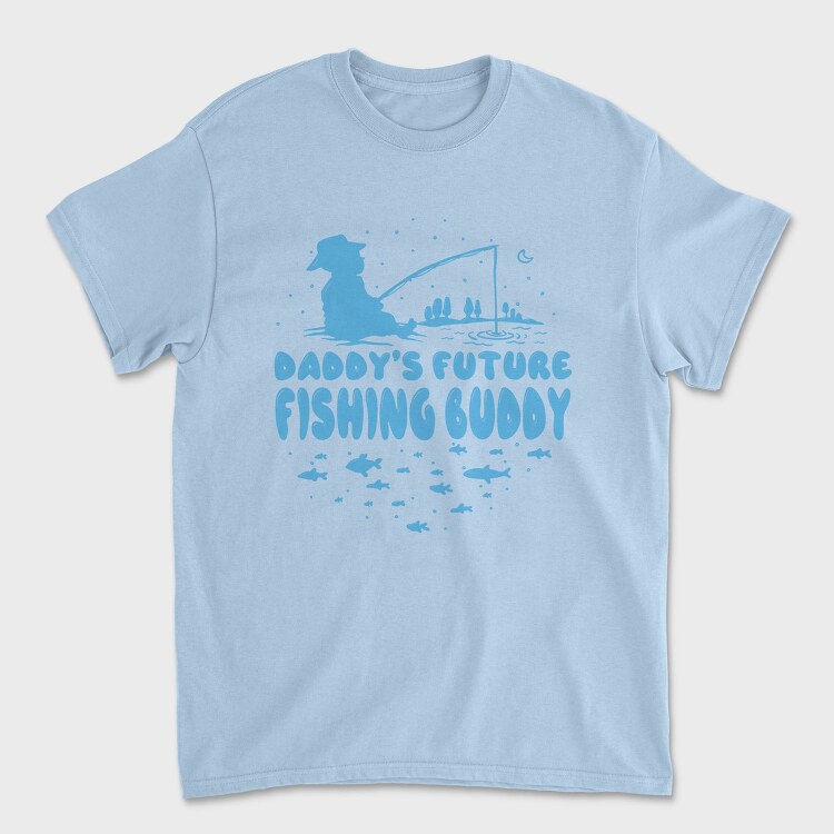 Baby Fishing Dad, Tricou Barbati (Unisex)