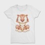 Baby Tiger Watercolor, Tricou Femei