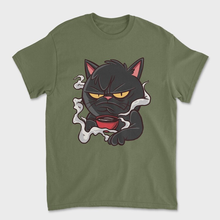 Bad Tempered Cat, Tricou Barbati (Unisex)