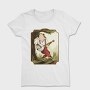 Banjo Frog Vintage Illustrations, Tricou Femei