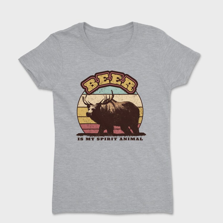 Beer Spirit Animal, Tricou Femei