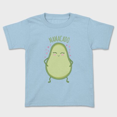 Cute Avocado Mom Mamacado Pt, Tricou Copii