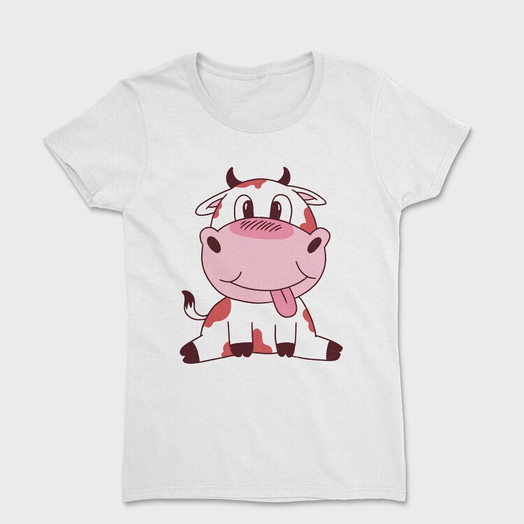Cute Baby Cow, Tricou Femei