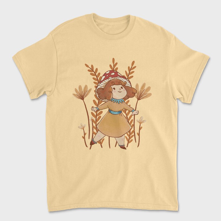 Cute Cottagecore Girl, Tricou Barbati (Unisex)