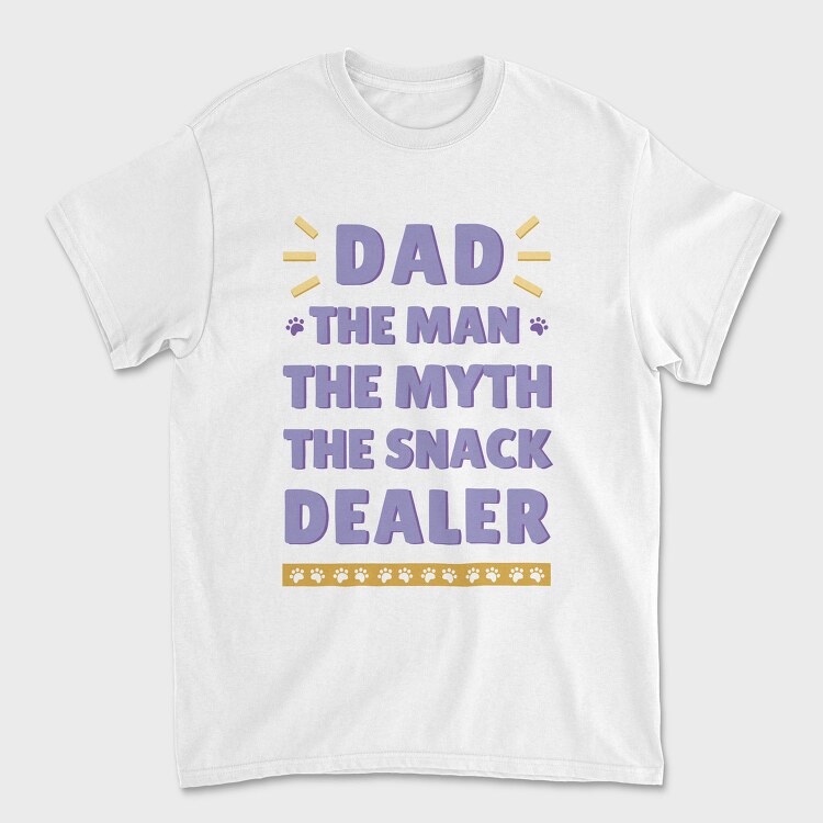 Dad Snack Dealer, Tricou Barbati (Unisex)