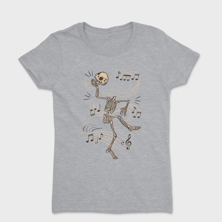 Dancing Skeleton Headless, Tricou Femei