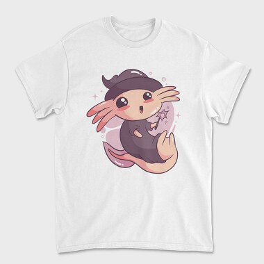 Cute Halloween Axolotl, Tricou Barbati (Unisex)