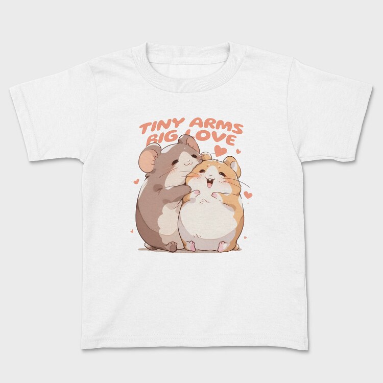 Cute Hamster Animal Friends Warm Hugs, Tricou Copii