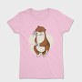 Cute Otter Cartoon, Tricou Femei