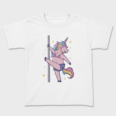 Cute Unicorn Pole Dancing, Tricou Copii