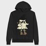 Cute Witch Ghost, Hanorac Oversize Barbati (Unisex)
