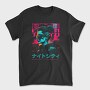 Cyberpunk Tokyo Girl, Tricou Barbati (Unisex)