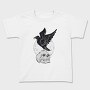 Black Raven On A Skull, Tricou Copii