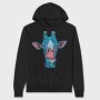 Blue Giraffe Wild, Hanorac Oversize Barbati (Unisex)