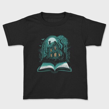 Book And Haunted House, Tricou Copii