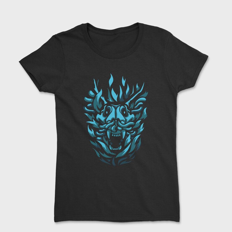 Dark Creature Demon Animal Head Darkness, Tricou Femei