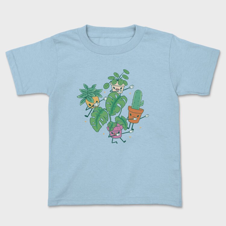 Dabbing Plants Cute, Tricou Copii