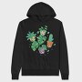 Dabbing Plants Cute, Hanorac Oversize Barbati (Unisex)