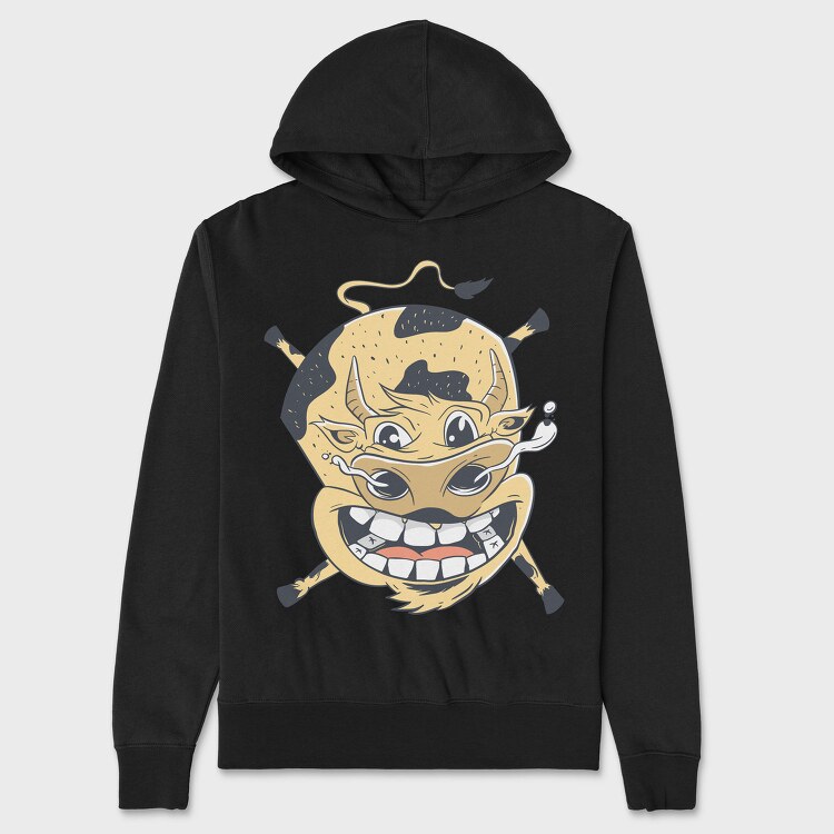 Flying Cow, Hanorac Oversize Barbati (Unisex)