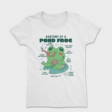 Frog Cute Anatomy, Tricou Femei
