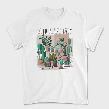 Botanical Wild Plant Lady, Tricou Barbati (Unisex)