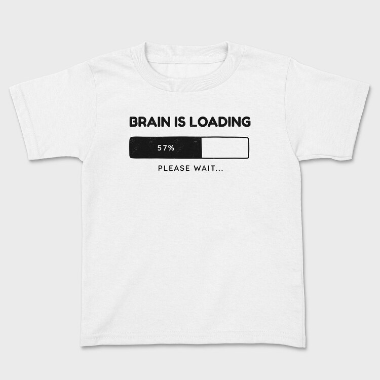Brain Loading Bar, Tricou Copii