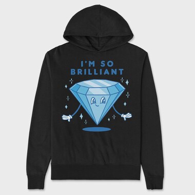 Brilliant Diamond I M So Brilliant Nc, Hanorac Oversize Barbati (Unisex)