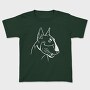 Bull Terrier Chalkboard, Tricou Copii